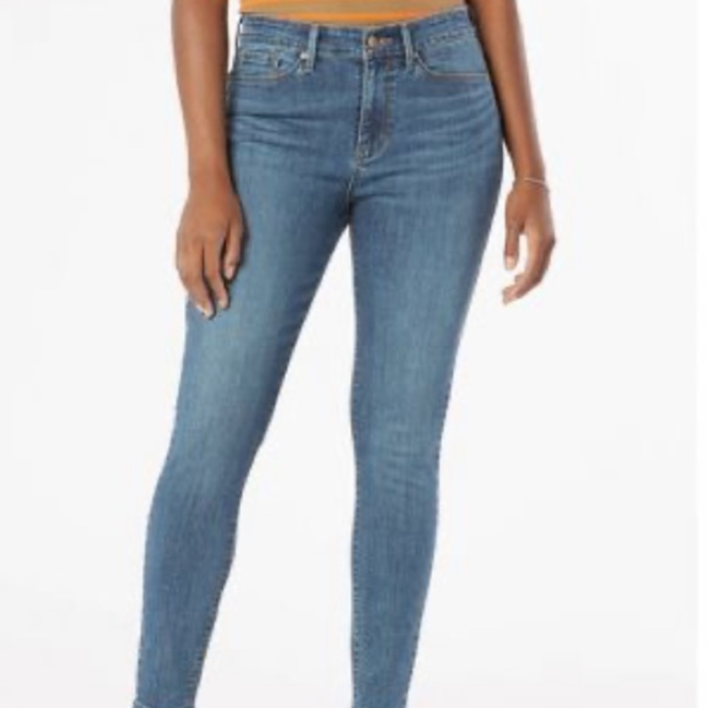 DENIZEN FROM LEVI’S HIGH-RISE SKINNY JEANS 2M - Picture 1 of 9